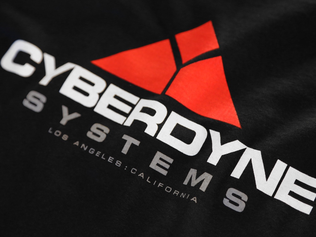 Skynet CYBERDYNE SYSTEMS Homme The Terminator T-shirt d'inspiration ciel Net Film Top 