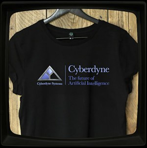 CYBERDYNE SYSTEMS - LADIES ROLLED SLEEVE T-SHIRT