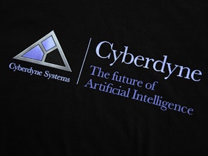 CYBERDYNE SYSTEMS - LADIES ROLLED SLEEVE T-SHIRT-2