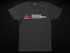 THE FUTURE OF ARTIFICIAL INTELLIGENCE (CHARCOAL) - SOFT JERSEY T-SHIRT-3