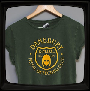 DANEBURY METAL DETECTING CLUB - LADIES ROLLED SLEEVE T-SHIRT