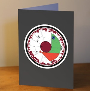 DEATH STAR APPROACHING - GREETING CARD