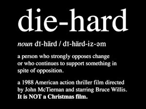 DIE HARD IS NOT A CHRISTMAS FILM - GREETING CARD-3