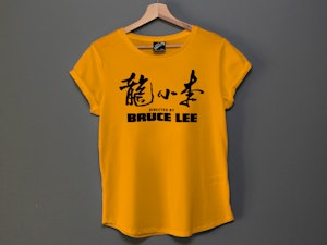DIRECTED BY BRUCE LEE - LADIES ROLLED SLEEVE T-SHIRT-2