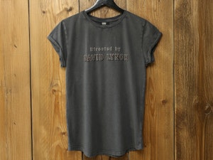 DIRECTED BY DAVID LYNCH - LADIES ROLLED SLEEVE T-SHIRT-5