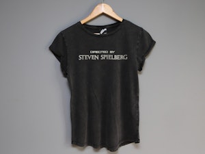DIRECTED BY STEVEN SPIELBERG - LADIES ROLLED SLEEVE T-SHIRT-2