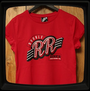 DOUBLE R DINER - LADIES ROLLED SLEEVE T-SHIRT