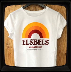 ELSBELS - LADIES ROLLED SLEEVE T-SHIRT