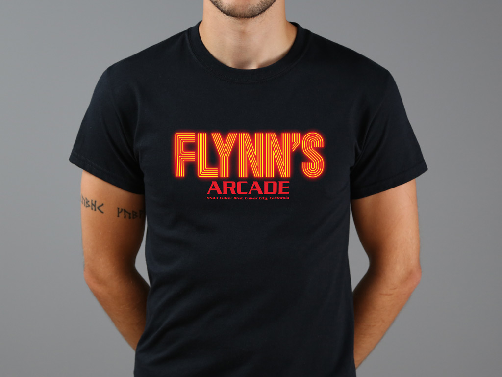 Flynn's Arcade T-Shirt 100% Cotton Legacy 1982