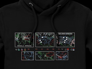 GLOBAL THERMONUCLEAR WAR - PEACH FINISH HOODED TOP-7