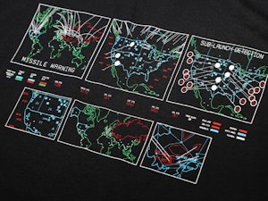 GLOBAL THERMONUCLEAR WAR - LADIES ROLLED SLEEVE T-SHIRT-3