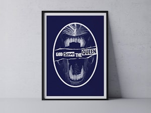 GOD SAVE THE QUEEN - A4 PRINT-2