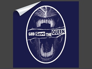 GOD SAVE THE QUEEN - STICKER-2