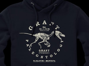 GRANT PALEONTOLOGY - PEACH FINISH HOODED TOP-3
