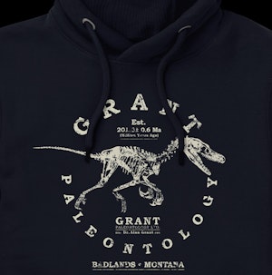 GRANT PALEONTOLOGY - PEACH FINISH HOODED TOP