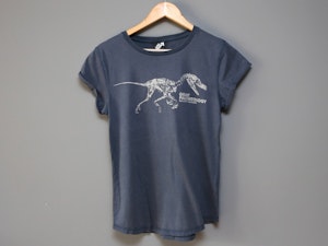GRANT PALEONTOLOGY (NEW) - LADIES ROLLED SLEEVE T-SHIRT-2