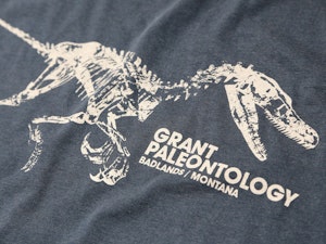 GRANT PALEONTOLOGY (NEW) - LADIES ROLLED SLEEVE T-SHIRT-3