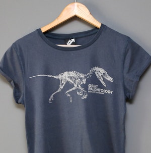 GRANT PALEONTOLOGY (NEW) - LADIES ROLLED SLEEVE T-SHIRT