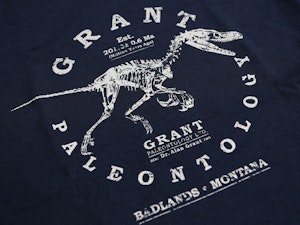 GRANT PALEONTOLOGY - LADIES ROLLED SLEEVE T-SHIRT-3