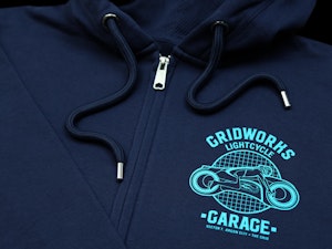 GRIDWORKS LIGHTCYCLE GARAGE - ZIP-UP HOODED TOP-2