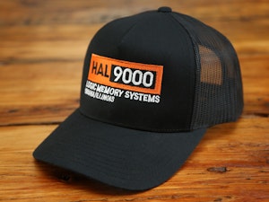 HAL 9000 (EMBROIDERED) - SNAPBACK TRUCKER CAP-2