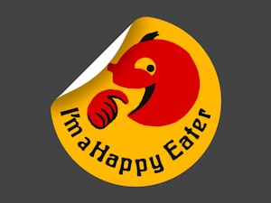 I'M A HAPPY EATER - STICKER-2