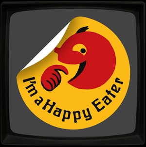 I'M A HAPPY EATER - STICKER