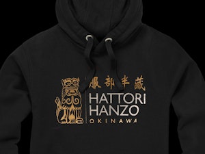 HATTORI HANZO - PEACH FINISH HOODED TOP-4