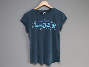 SNOW BALL '84 - LADIES ROLLED SLEEVE T-SHIRT-2