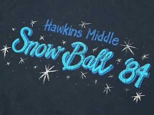 SNOW BALL '84 - LADIES ROLLED SLEEVE T-SHIRT-3