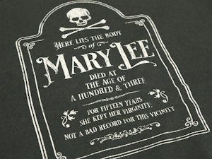HERE LIES THE BODY OF MARY LEE - VINTAGE T-SHIRT-2
