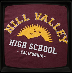 HILL VALLEY HIGH - VINTAGE T-SHIRT