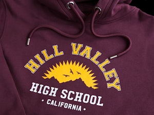HILL VALLEY HIGH - ORGANIC HOODED TOP-2