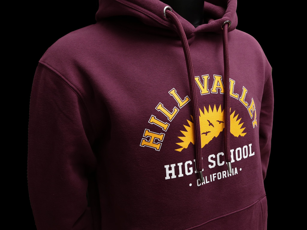 HILL VALLEY HIGH - ORGANIC HOODED TOP | Last Exit to Nowhere