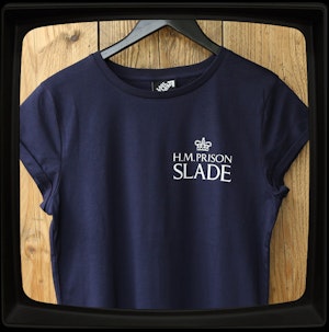 H.M. PRISON SLADE - LADIES ROLLED SLEEVE T-SHIRT