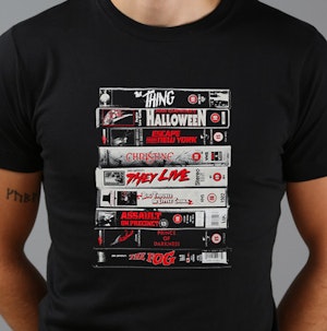 HORROR MASTER VHS - FITTED T-SHIRT
