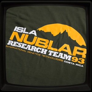 ISLA NUBLAR RESEARCH TEAM - SOFT JERSEY T-SHIRT