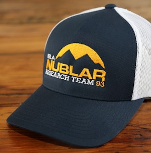 ISLA NUBLAR RESEARCH TEAM - COSTA RICA 1993 (EMBROIDERED) SNAPBACK TRUCKER CAP