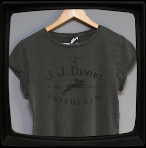 J. J. DEVINE PUBLIC HOUSE - LADIES ROLLED SLEEVE T-SHIRT