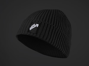 LAST EXIT TO NOWHERE (WOVEN PATCH) RIBBED - BEANIE-2