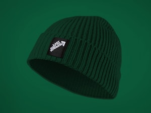 LAST EXIT TO NOWHERE (WOVEN PATCH) RIBBED - BEANIE-3