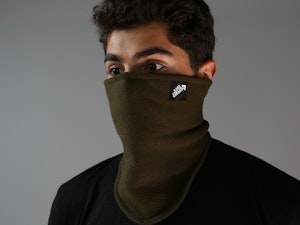 LAST EXIT TO NOWHERE (OLIVE) - FLEECE NECK WARMER-2