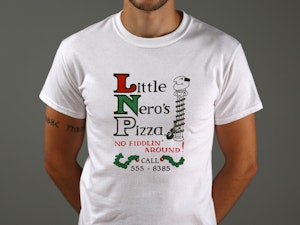 LITTLE NERO'S PIZZA - REGULAR T-SHIRT-2
