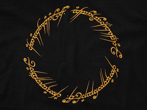 ONE RING TO RULE THEM ALL - LADIES ROLLED SLEEVE T-SHIRT-3