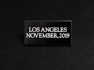 LOS ANGELES NOVEMBER 2019 - HARD ENAMEL PIN BADGE-2