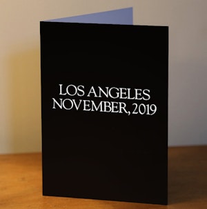 LOS ANGELES NOVEMBER 2019 - GREETING CARD