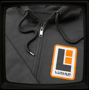 LUNAR INDUSTRIES - ZIP-UP HOODED TOP