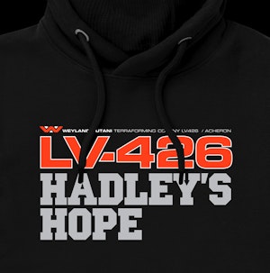 LV-426 HADLEY'S HOPE - PEACH FINISH HOODED TOP