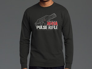 M41A PULSE RIFLE - LONG SLEEVE T-SHIRT-2