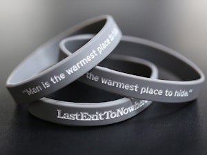 MAN IS THE WARMEST PLACE TO HIDE - WRISTBAND-2